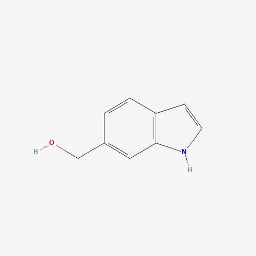 6-HYDROXYMETHYLINDOLE (CAS: 1075-26-9) - Chemical Structure and Molecular Formula 