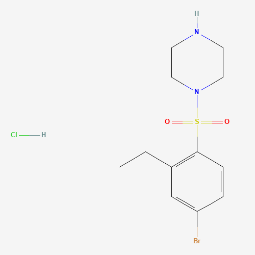 4-(4-BROMO-2-ETHYL-BENZENESULFONYL)-PIPERAZINE HYDROCHLORIDE (CAS: 864759-59-1) - Related Chemical Product