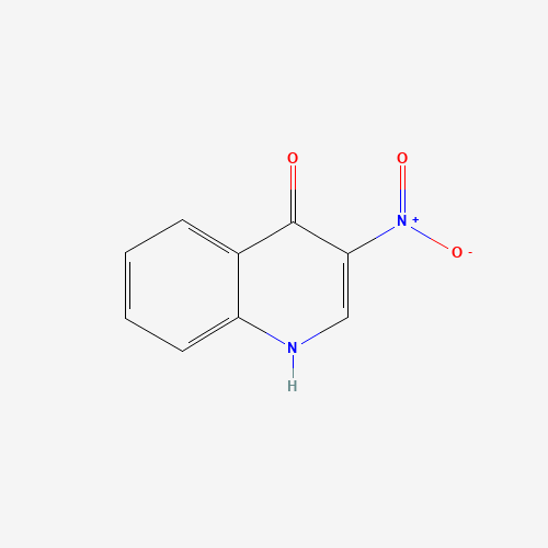 3-NITRO-4-QUINOLINOL (CAS: 50332-66-6) - Chemical Structure and Molecular Formula 