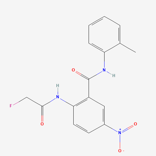 BENZAMIDE,2-[(2-FLUOROACETYL)AMINO]-N-(2-METHYLPHENYL)-5-NITRO- (CAS: 56287-72-0) - Related Chemical Product
