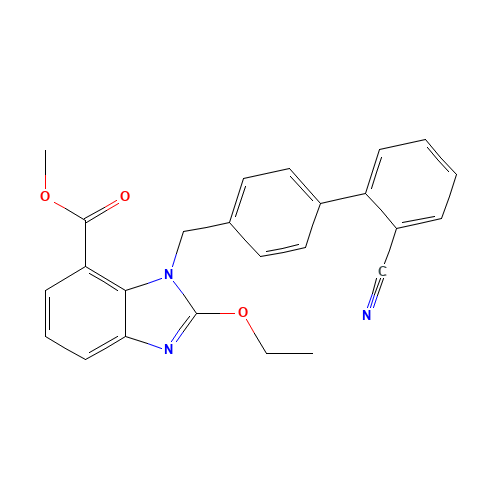 Methyl 1-[(2'-cyanobiphenyl-4-yl)methyl]-2-ethoxy-1H-benzimidazole-7-carboxylate (CAS: 139481-44-0) - Related Chemical Product