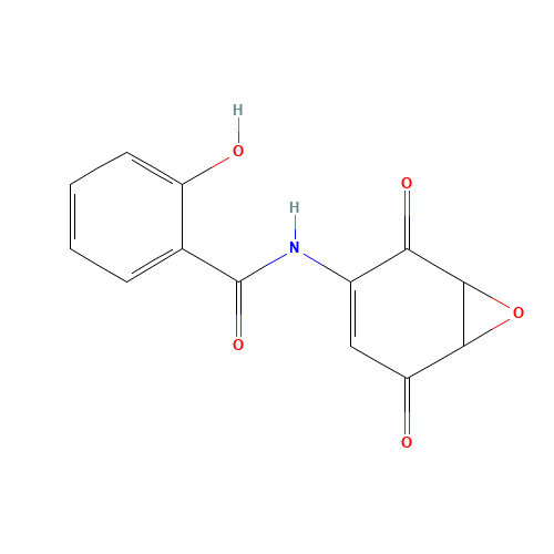 N-(2,5-dioxo-7-oxabicyclo[4.1.0]hept-3-en-3-yl)-2-hydroxybenzamide (CAS: 287194-37-0) - Related Chemical Product