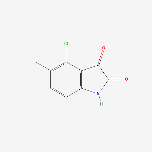 4-CHLORO-5-METHYLISATIN (CAS: 53003-18-2) - Chemical Structure and Molecular Formula 