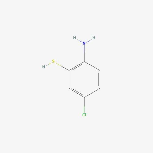 2-AMINO-5-CHLOROTHIOPHENOL (CAS: 23474-98-8) - Chemical Structure and Molecular Formula 