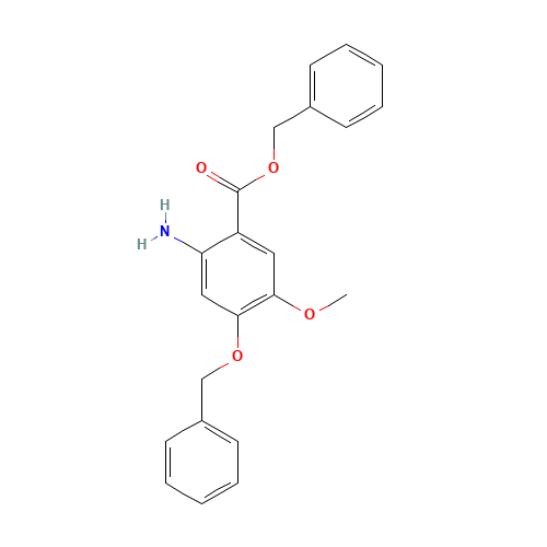 Benzyl 2-amino-4-(benzyloxy)-5-methoxybenzoate (CAS: 205259-41-2) - Related Chemical Product
