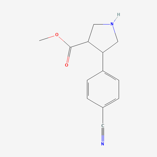 4-(4-CYANO-PHENYL)-PYRROLIDINE-3-CARBOXYLIC ACID METHYL ESTER (CAS: 885270-63-3) - Related Chemical Product