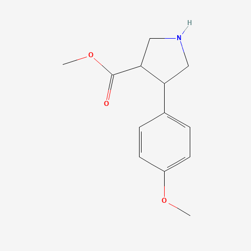 Trans-methyl 4-(4-methoxyphenyl)pyrrolidine-3-carboxylate (CAS: 939758-17-5) - Related Chemical Product