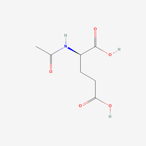 N-Acetyl-D-glutamic acid (CAS: 19146-55-5) - Chemical Structure and Molecular Formula 