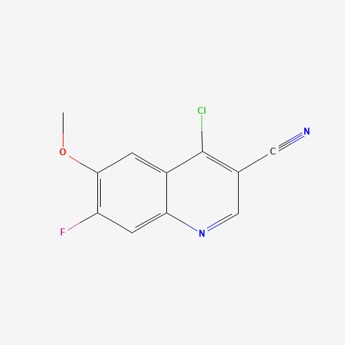 4-CHLORO-7-FLUORO-6-METHOXY-QUINOLINE-3-CARBONITRILE (CAS: 622369-40-8) - Related Chemical Product