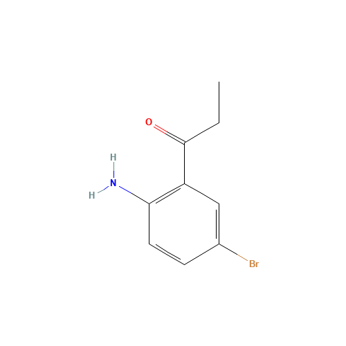 2-propionyl-4-bromoaniline (CAS: 124623-15-0) - Chemical Structure and Molecular Formula 