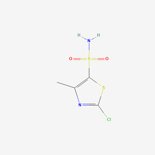 2-Chloro-4-methylthiazole-5-sulfonamide (CAS: 348086-67-9) - Chemical Structure and Molecular Formula 