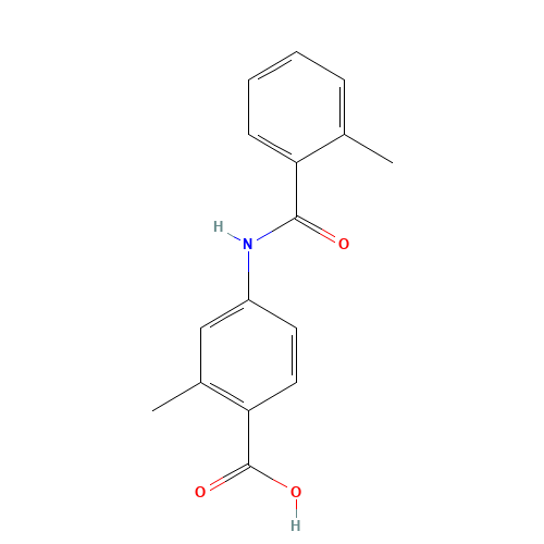 2-methyl-4-(2-methyl-benzoylamino)-benzoic acid (CAS: 317374-08-6) - Related Chemical Product