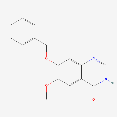 6-Methoxy-7-benzyloxyquinazolin-4-one (CAS: 179688-01-8) - Chemical Structure and Molecular Formula 