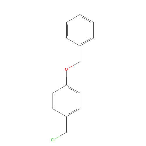 4-(Benzyloxy)benzyl chloride (CAS: 836-42-0) - Chemical Structure and Molecular Formula 