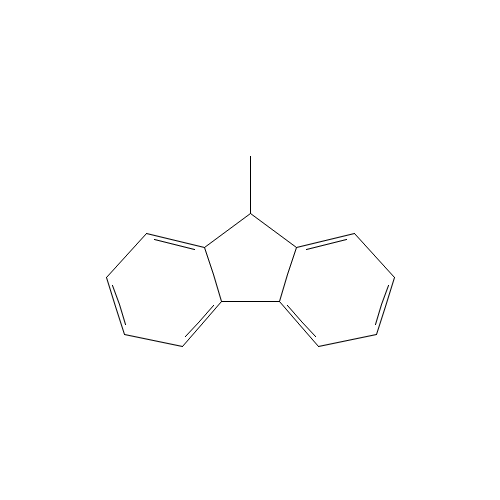 9-METHYLFLUORENE (CAS: 2523-37-7) - Chemical Structure and Molecular Formula 