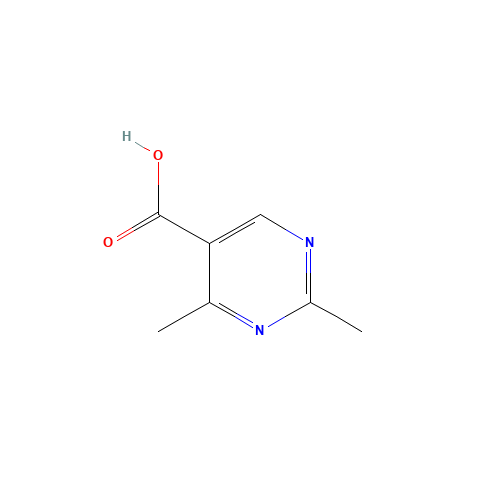 2,4-DIMETHYL-PYRIMIDINE-5-CARBOXYLIC ACID (CAS: 74356-36-8) - Chemical Structure and Molecular Formula 