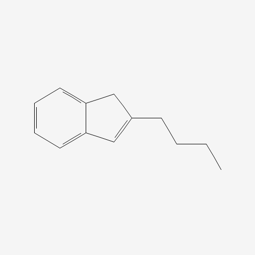 2-BUTYL-1H-INDENE (CAS: 92013-12-2) - Chemical Structure and Molecular Formula 