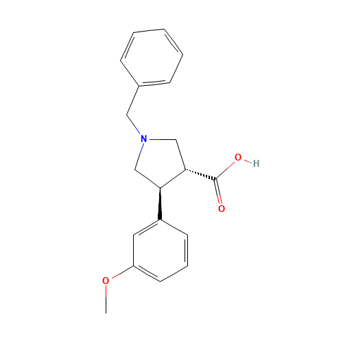 1-BENZYL-4-(3-METHOXY-PHENYL)-PYRROLIDINE-3-CARBOXYLIC ACID (CAS: 939757-61-6) - Related Chemical Product