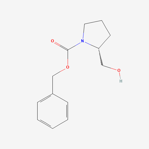 Z-D-PROLINOL (CAS: 72597-18-3) - Chemical Structure and Molecular Formula 