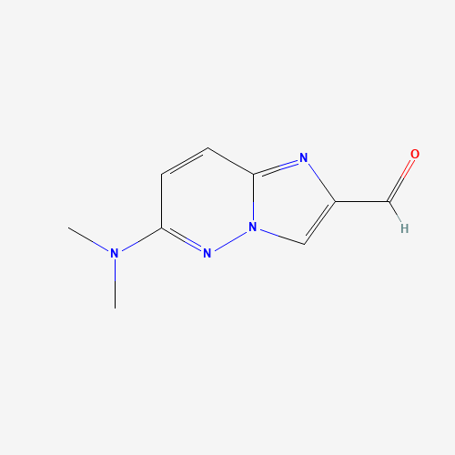6-(dimethylamino)imidazo[1,2-b]pyridazine-2-carbaldehyde (CAS: 1184918-55-5) - Chemical Structure and Molecular Formula 