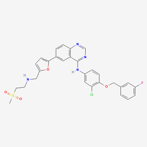 Lapatinib chemical structure Lapatinib (CAS: 231277-92-2) - Chemical Structure and Molecular Formula