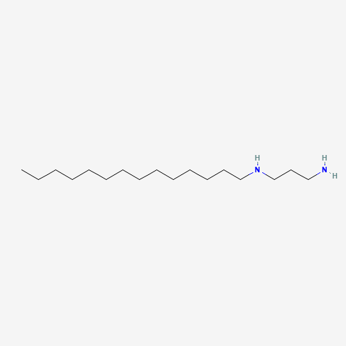N-tetradecylpropane-1,3-diamine (CAS: 4317-79-7) - Chemical Structure and Molecular Formula 