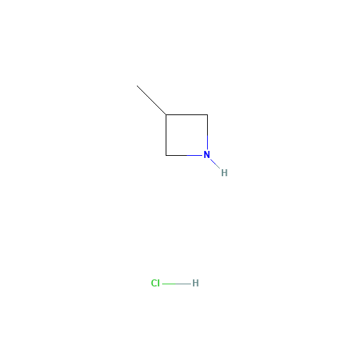 3-METHYLAZETIDINE HYDROCHLORIDE (CAS: 935669-28-6) - Chemical Structure and Molecular Formula 