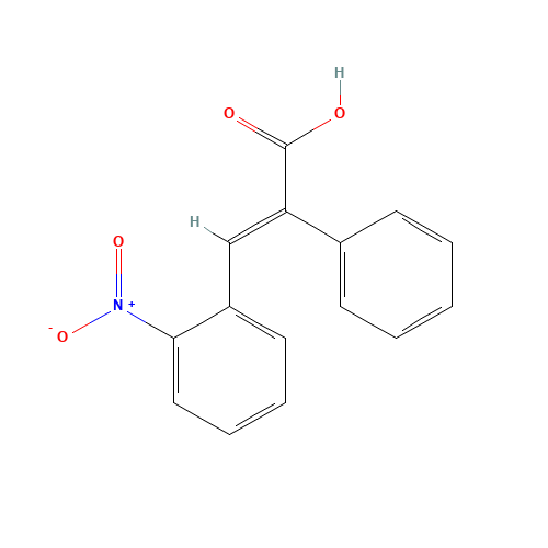 3-(o-Nitrophenyl)-2-phenylpropenoic acid (CAS: 5345-40-4) - Related Chemical Product