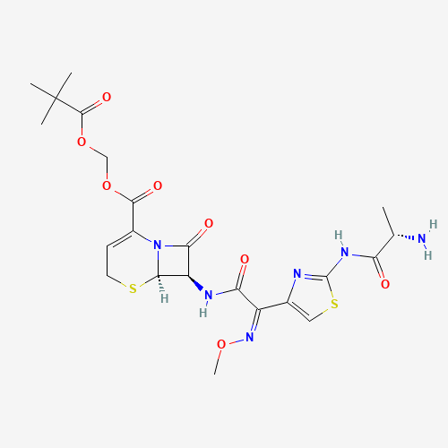 Ceftizoxime alapivoxil (CAS: 135821-54-4) - Chemical Structure and Molecular Formula 