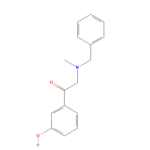 1-(3-hydroxyphenyl)-2-[methyl(phenylmethyl)amino]ethan-1-one (CAS: 56917-44-3) - Related Chemical Product