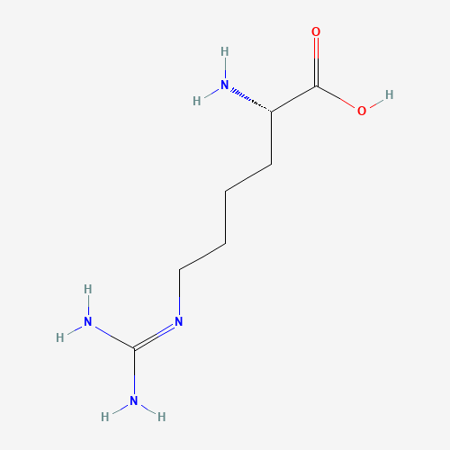 Homoarginine (CAS: 156-86-5) - Chemical Structure and Molecular Formula 