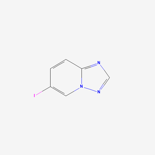 6-IODO-[1,2,4]TRIAZOLO[1,5,A]PYRIDINE (CAS: 614750-84-4) - Chemical Structure and Molecular Formula 