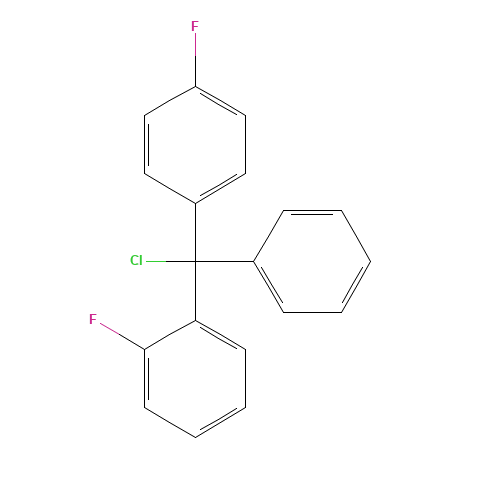 1-[Chloro(4-fluorophenyl)phenylmethyl]-2-fluorobenzene (CAS: 128092-75-1) - Related Chemical Product