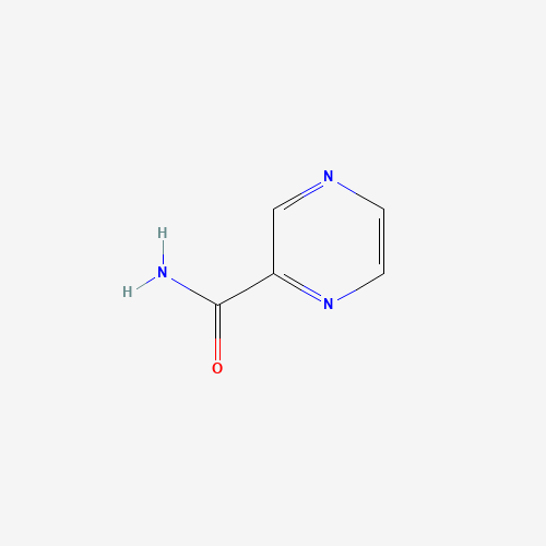 Pyrazinamide (CAS: 98-96-4) - Chemical Structure and Molecular Formula 