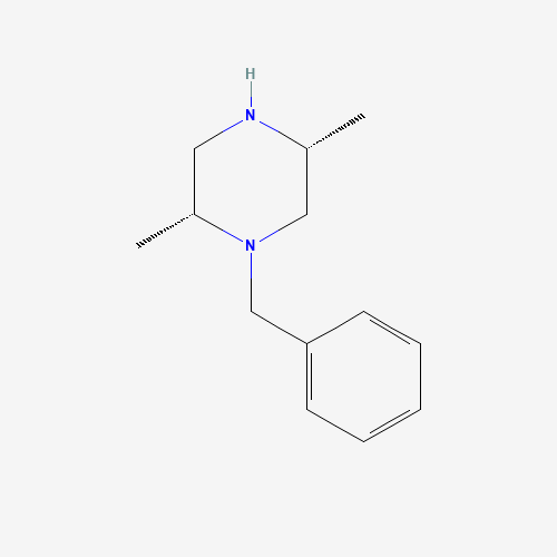 (2R,5R)-1-Benzyl-2,5-Dimethyl-Piperazine (CAS: 324750-43-8) - Chemical Structure and Molecular Formula 