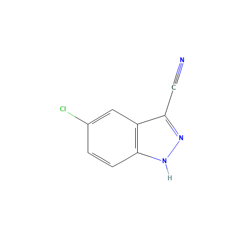 5-CHLORO-1H-INDAZOLE-3-CARBONITRILE (CAS: 29646-35-3) - Related Chemical Product