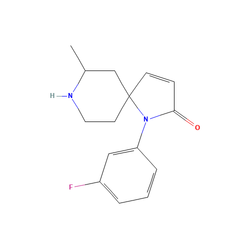 1-(3-fluorophenyl)-7-methyl-1,8-diazaspiro[4.5]dec-3-en-2-one (CAS: 1184918-08-8) - Related Chemical Product