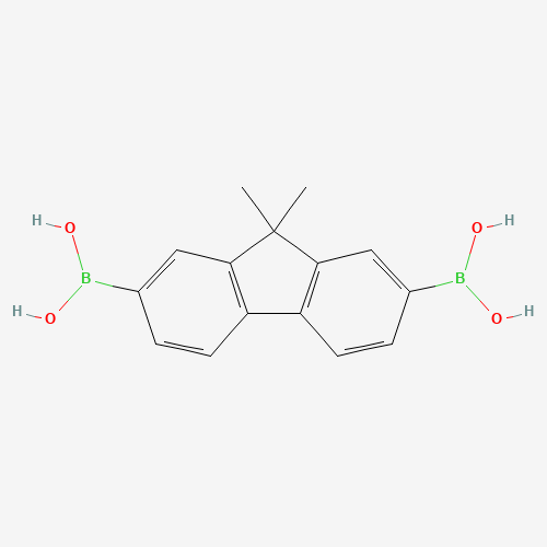 (9,9-Dimethyl-9H-fluoren-2,7-diyl)diboronic acid (CAS: 866100-14-3) - Related Chemical Product