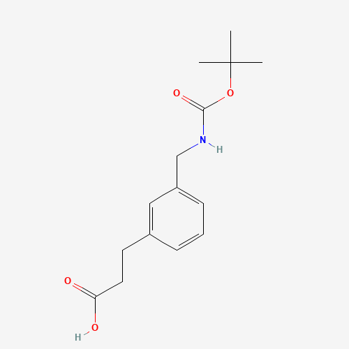 3-(3-((TERT-BUTOXYCARBONYLAMINO)METHYL)PHENYL)PROPANOIC ACID (CAS: 171663-00-6) - Related Chemical Product