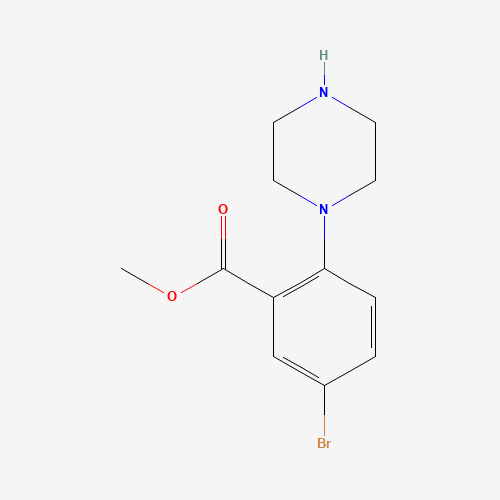 methyl 5-bromo-2-(piperazin-1-yl)benzoate (CAS: 1131587-86-4) - Related Chemical Product