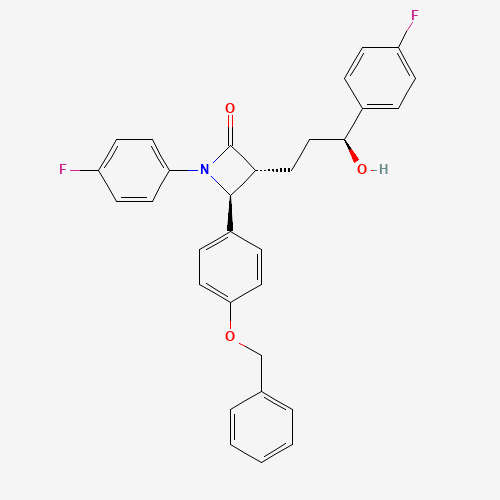 2-AZETIDINONE,1-(4-FLUOROPHENYL)-3-[(3S)-3-(4-FLUOROPHENYL)-3-HYDROXYPROPYL]-4-[4-(PHENYLMETHOXY)PHENYL]-,(3R,4S)- (CAS: 163222-32-0) - Related Chemical Product