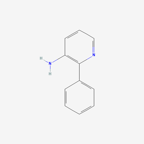3-AMINO-2-PHENYLPYRIDINE (CAS: 101601-80-3) - Chemical Structure and Molecular Formula 