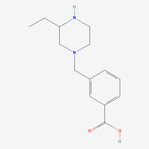 1-(3-carboxyphenyl methyl)-3-ethyl-piperazine (CAS: 1131622-40-6) - Related Chemical Product