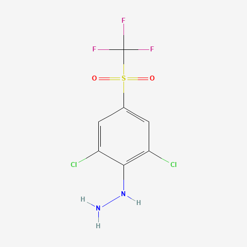 2,6-Dichloro-4-(trifluoromethylsulfonyl)phenylhydrazine (CAS: 104614-74-6) - Related Chemical Product