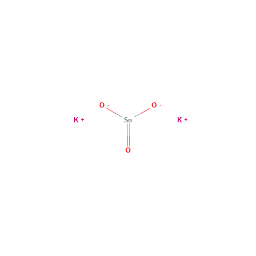 Potassium stannate (CAS: 12142-33-5) - Chemical Structure and Molecular Formula 