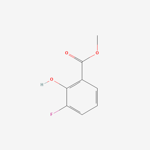 3-FLUORO-2-HYDROXY-BENZOIC ACID METHYL ESTER (CAS: 70163-98-3) - Chemical Structure and Molecular Formula 