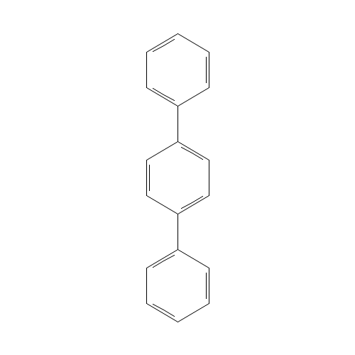 p-Terphenyl (CAS: 92-94-4) - Chemical Structure and Molecular Formula 