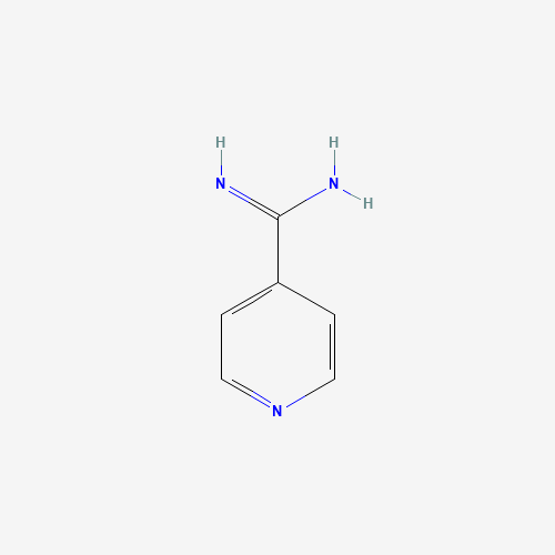 4-PYRIDINECARBOXAMIDINE (CAS: 33278-46-5) - Chemical Structure and Molecular Formula 