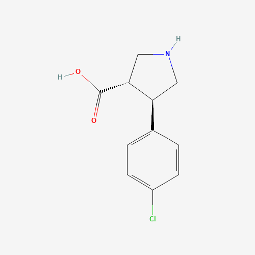 (3S,4R)-4-(4-CHLOROPHENYL)PYRROLIDINE-3-CARBOXYLIC ACID (CAS: 1047651-82-0) - Related Chemical Product
