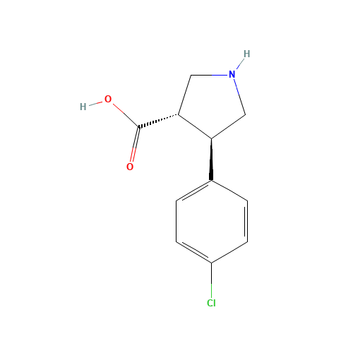 (3S,4R)-4-(4-CHLOROPHENYL)PYRROLIDINE-3-CARBOXYLIC ACID (CAS: 1047651-82-0) - Related Chemical Product